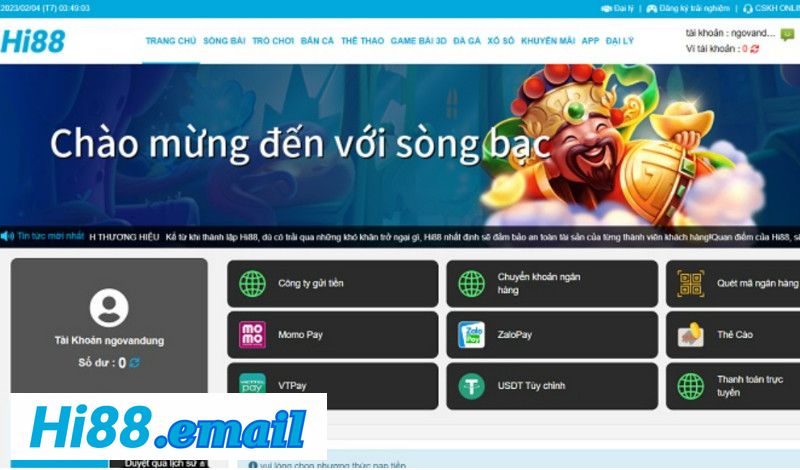 Nạp Tiền Hi88 Dựa Vào Nhu Cầu Giải Trí Của Bạn
