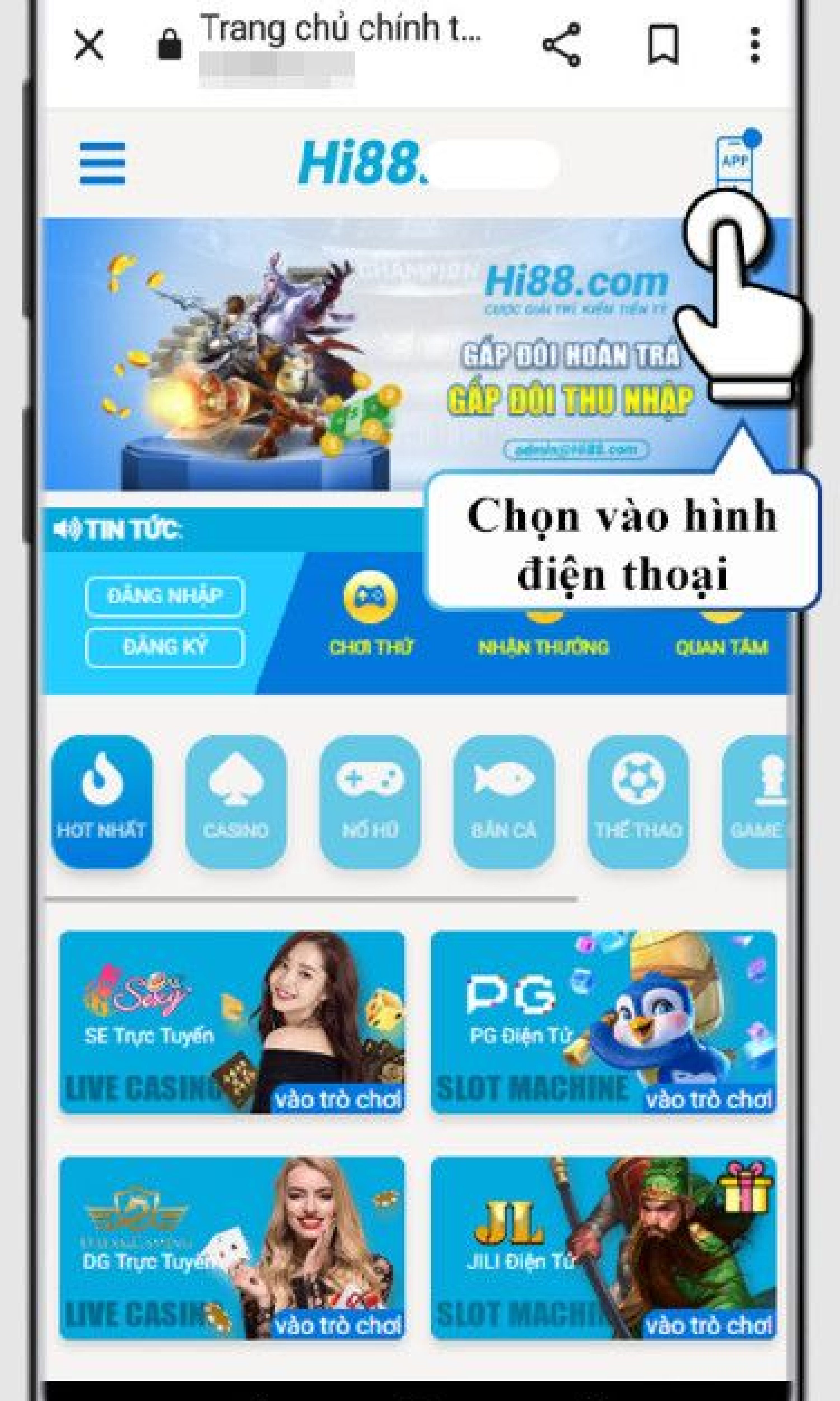 Cài Đặt App HI88 Nhanh Về Di Động Để Không Bỏ Lỡ Thời Gian Giải Trí